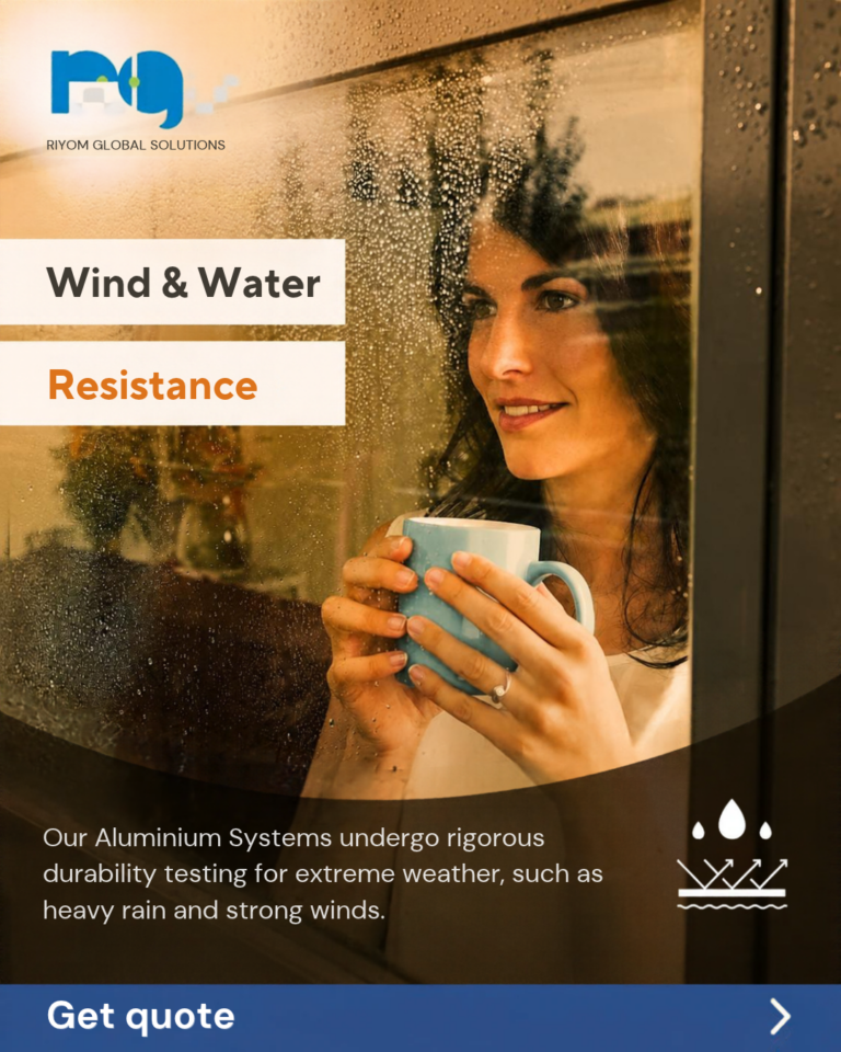 Noise and water resistance uPVC Windows