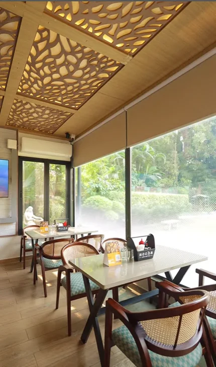 Mocha Caffe in Kanpur: aluminium systems by Riyom Global Solutions