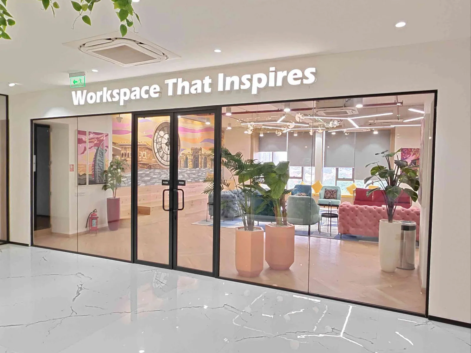 Office Ahmedabad in Ahmedabad: aluminium systems by Riyom Global Solutions