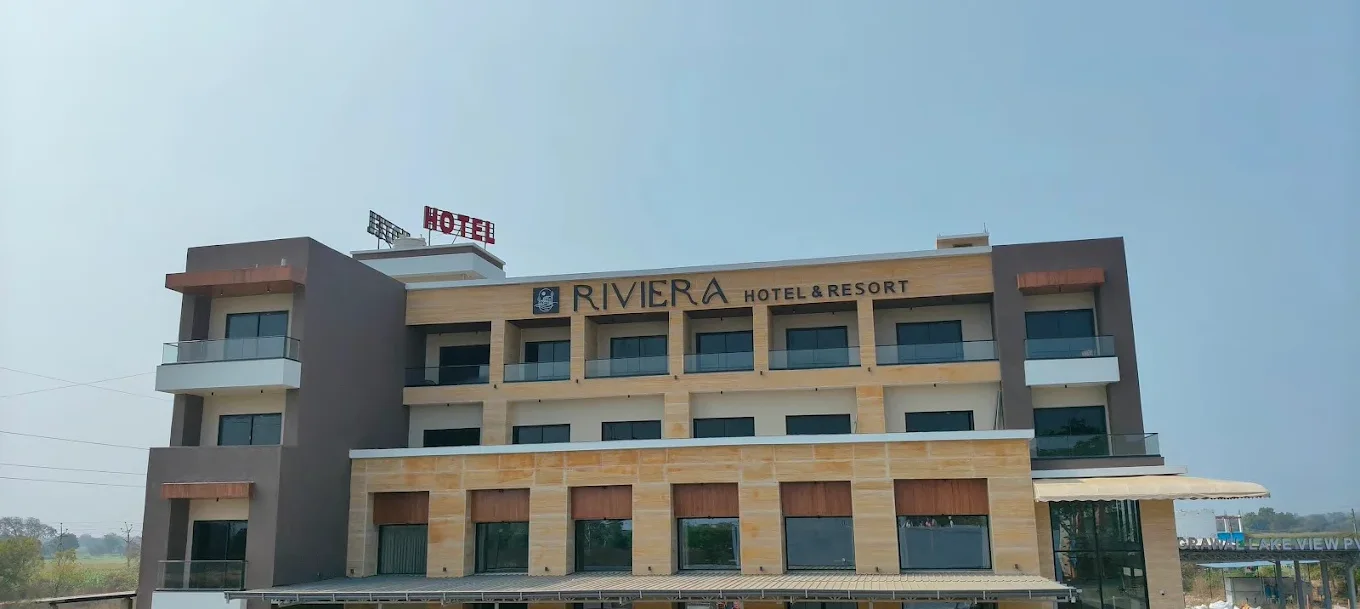 Riviera Hotel & Resort in Indore: aluminium systems by Riyom Global Solutions